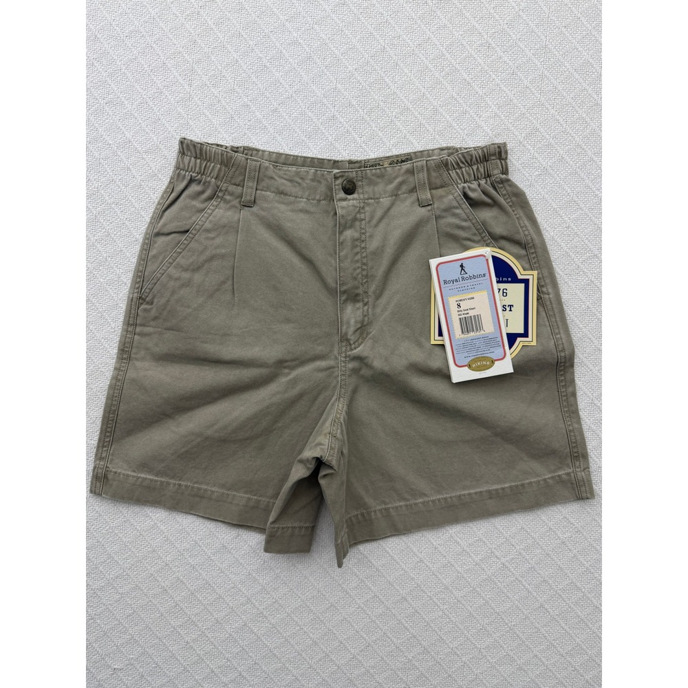 Royal Robbins Womens Billy Goat Short Khaki Cotton Canvas Hiking‎ Outdoor Size 8